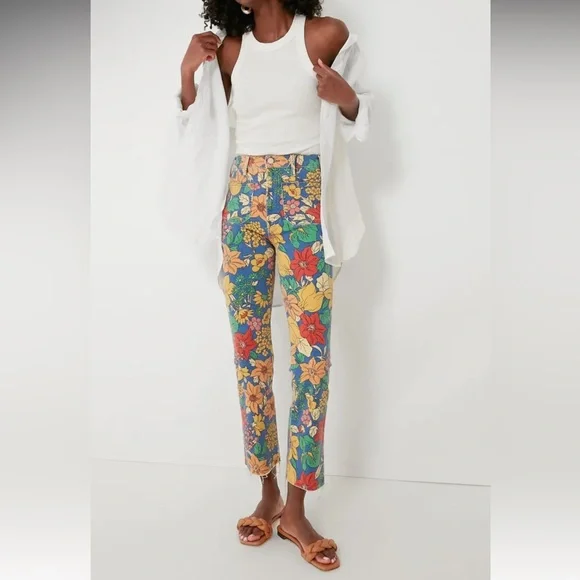 Mother floral Hustler Patch jeans - Picture 2 of 6